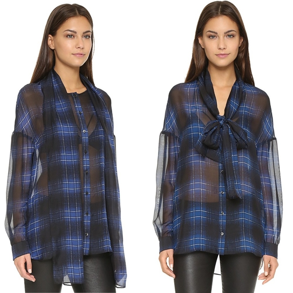 Thakoon Addition Scarf Tie Blouse